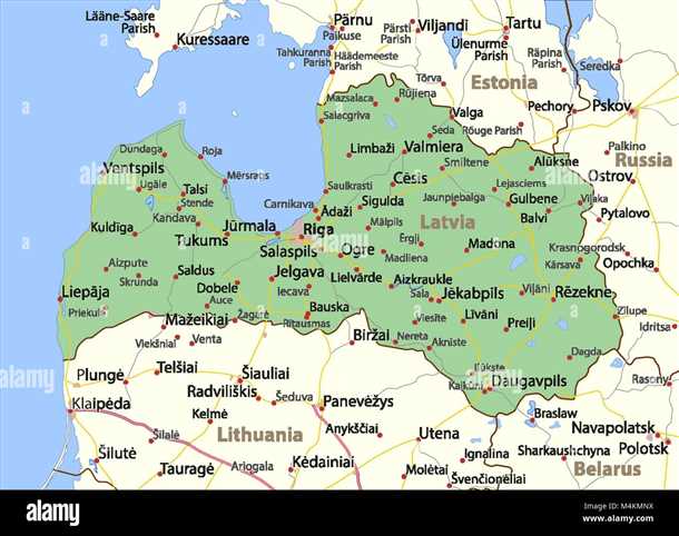 Znaš li gdje je Latvija na karti svijeta?